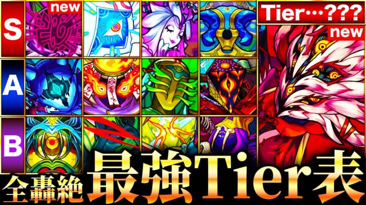 【モンスト】ママゴアシ追加！轟絶最強キャラランキングTOP33《最新版：2023年12月》《Tier表》