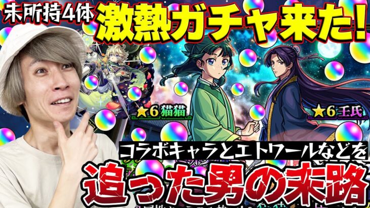 【薬屋のひとりごとコラボガチャ】『猫猫/壬氏』や未所持限定を狙ったM4タイガー桜井の末路【モンスト】