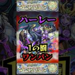 【1の園】ハーレーで1の園をワンパン【庭園1】【空中庭園】【モンスト】【天魔の孤城】#モンスト  #天魔の孤城 #空中庭園＃庭園1#1の園#1の園ワンパン#shorts