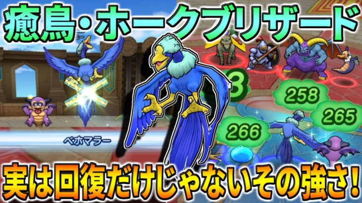 【ドラクエウォーク】ベホマラーの使い手ホークブリザード！モンスター界でも必須級となるか？その回復量は！？でもこいつは意外にも回復だけじゃないのがまた強い！【なかまモンスター性能紹介】