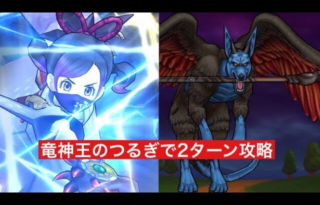 魔犬レオパルド 竜神王のつるぎで2ターン攻略 【ドラクエウォーク】