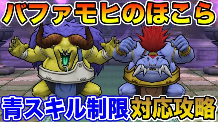 【ドラクエウォーク】青スキル制限も対応可能!! バッファロン＆モヒカントのほこら攻略!!【DQW】