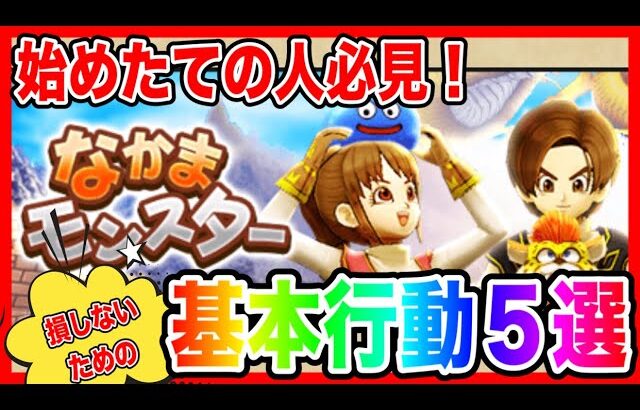 【ドラクエウォーク】損しないための『基本行動５選』始めたての方必見！！モングラ/仲間モンスター/グランドマスター/グラマス五冠が語る【ファンキーズGAME】