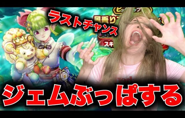 【ドラクエウォーク】風乗りフウラ装備ガチャ！無課金ギャル勇者がいく！