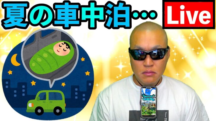 【ドラクエウォーク】夏日の車中泊ってヤバいのかね？