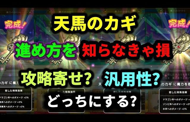 [ドラクエウォーク]天馬のカギ！知らないと損の基本知識！みんなのカスタマイズは？[dqw]