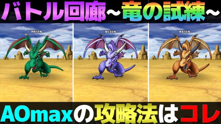【ドラクエウォーク】バトル回廊〜竜の試練〜攻略。