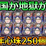 【ドラクエウォーク】6周年SP心珠ボックス250個開封へ！天国か地獄になるか生放送ｗ