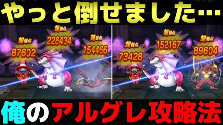 【ドラクエウォーク】俺のアルゴングレート攻略。