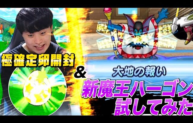 【ドラクエウォーク】運命の極確定卵開封&新魔王ハーゴン試してみた「グランプリに向けて戦力強化頼む」【なかまモンスター】【仲間モンスター】【DQW】
