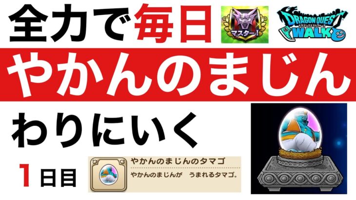 【なかまモンスター】毎日やかん生活1日目【ドラクエウォーク】