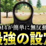 【荒野行動】M4が無反動になる設定【全4種】