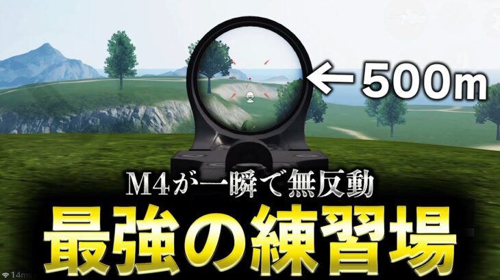 【荒野行動】M4が一瞬で無反動になる練習場がヤバいwww【#荒野の光】