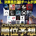 【荒野行動】みんなでチャンピオンシップ決勝の順位予想しようや！！