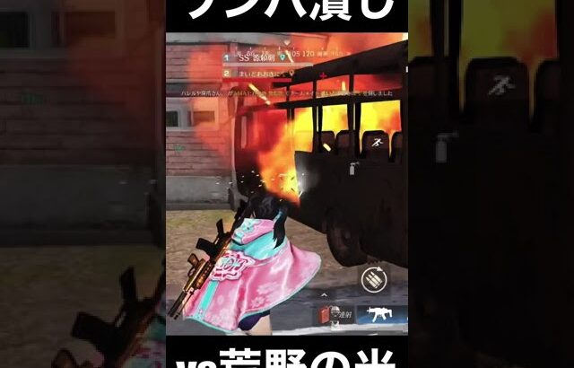 ワンパ潰しLv100🚌【荒野の光】荒野行動knivesout
