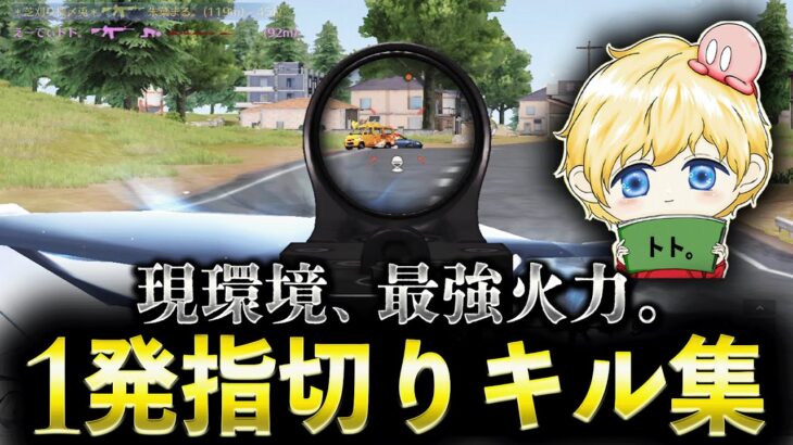 これが最強の1発指切り【荒野行動】【M4無反動キル集】