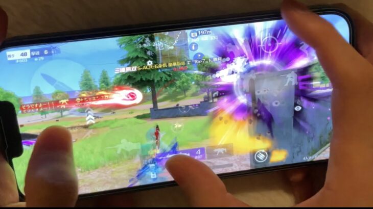 【荒野行動】iPhone 4本指手元キル集〝総集編〟【荒野の光】