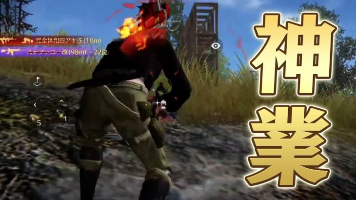 【荒野行動】自分でも驚く神プレイしたからみんなに見て欲しい【荒野の光】