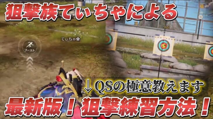 【荒野行動】狙撃の神による、”絶対に上手くなる”狙撃の練習方法！！