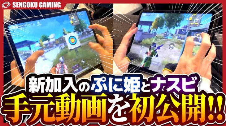 【手元動画】SGに新加入したナスビ＆ぷに姫の手元を初公開！【荒野行動】