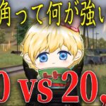 視野角って何が1番いいの？0,0vs20,20【荒野行動】