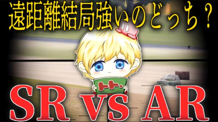 【検証】遠距離って結局、ARとSRどっちが強いの？【荒野行動】