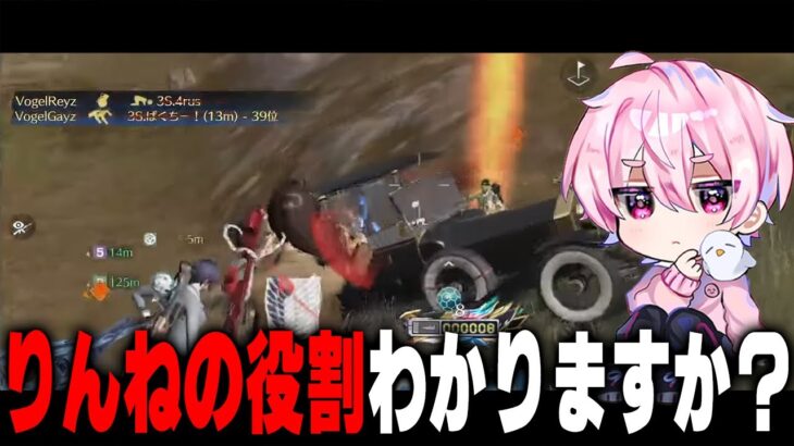 【22キル】りんねの動きがチームを勝利に導く。あなたはりんねのいい動きが何かわかりますか？【荒野行動】
