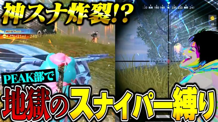 地獄のスナイパー縛りで神スナして暴走するへちょととんでもない粘りを見せるかいぼー【荒野行動】