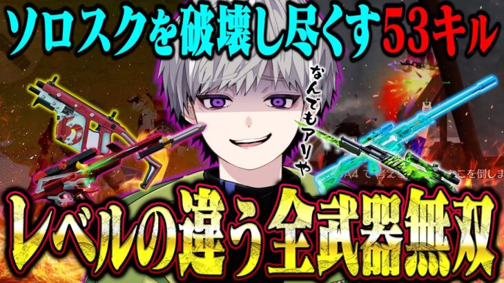 【神環境】最強武器全部使って見えた敵全部ぶっ潰す２試合合計53キル【荒野行動】