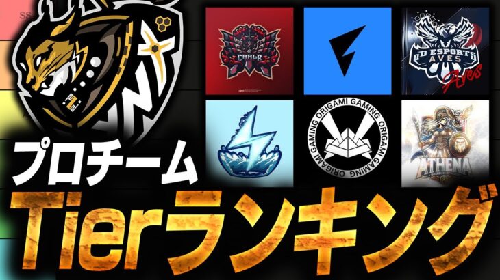辛口評価炸裂！プロチームTierランキング 【荒野行動】