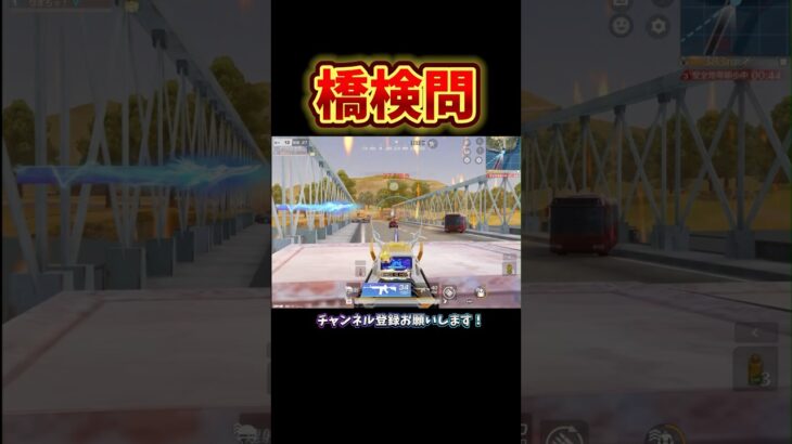 気持ちいい橋検問🥢#knivesout #荒野行動 【荒野行動】