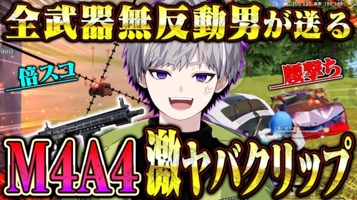 【神クリップ】話題沸騰中のM4A4の最強の使い方を見せます。【荒野行動】
