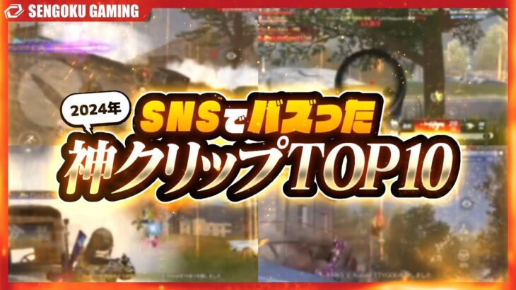 【2024年総集編】SNSでバズった神クリップTOP10【荒野行動】