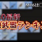 【荒野行動】最新最強武器ランキング【S40最新】