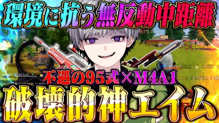 【無反動】不遇武器、95式・M4A1使いの皆様へ。まだやれます【荒野行動】