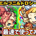 【🔴モンストライブ】庭園5で通用するのか！？『エルマルー&コニィルー・ドロシー』獣神化改を最速で使ってみた【けーどら】