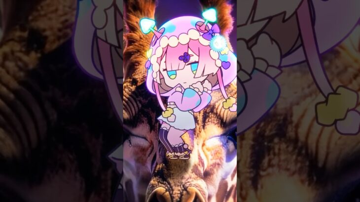 キリンと一緒に踊ってみた #わからなーいダンス #shorts #vtuber #モンスト