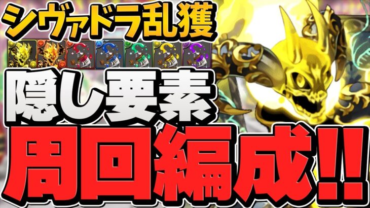 アルヴァニス&アルシオンをシヴァドラで乱獲しよう！周回編成＋隠し要素解説！【パズドラ】