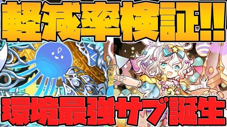 ラビリル&アテンのスキル軽減率検証！まさかの”〇〇%”でヤバすぎる結果にｗｗｗｗ【パズドラ】