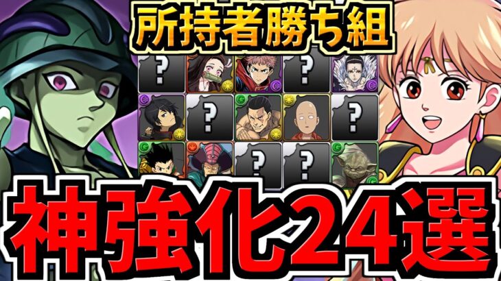 【神強化24選】所持者勝ち組！特に強くなったコラボキャラを厳選して紹介します！【パズドラ】