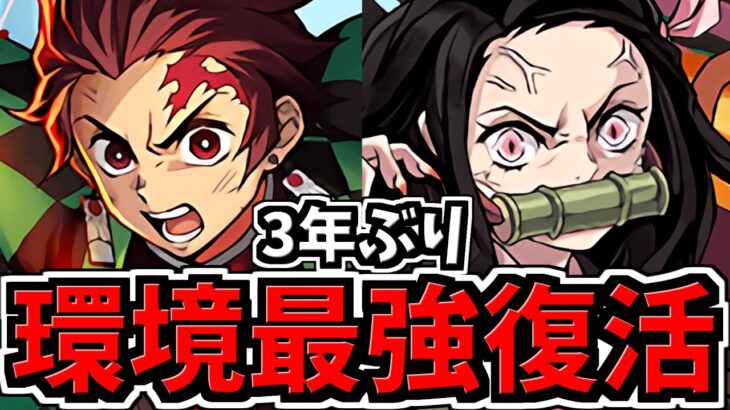 環境最強が3年ぶりに帰ってきた！炭次郎で超重力を破壊！称号チャレンジはこれでOK！代用・立ち回り解説！【パズドラ】
