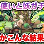 式神使いと妖ガチャ開催!!新キャラと未所持を狙って回したら想定外の結果に…【パズドラ」