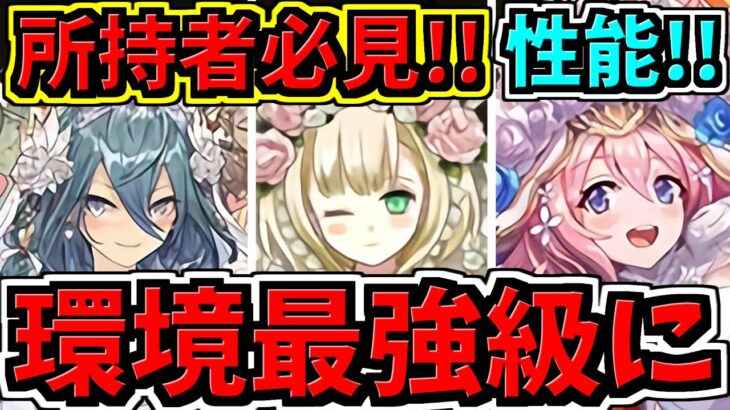 【所持者必見】”あの”環境最強リーダーみたいに強化されて帰ってきた！花嫁ゼラと花嫁フェノンが強化＆新キャラ追加！性能解説【パズドラ】