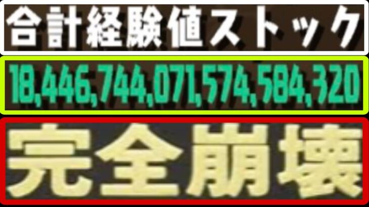 経験値ストックバグがヤバすぎる【パズドラ】