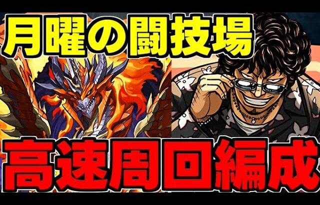 【月曜の闘技場】シヴァドラずらしで快適周回！エリスドラゴンを乱獲しよう！シヴァドラ高速周回編成代用＆立ち回り解説！【パズドラ】