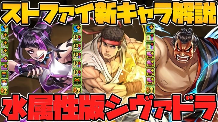 非変身でHP2.4倍×半減LS！水属性にも周回強キャラ！？ストリートファイター新キャラ性能解説【パズドラ】