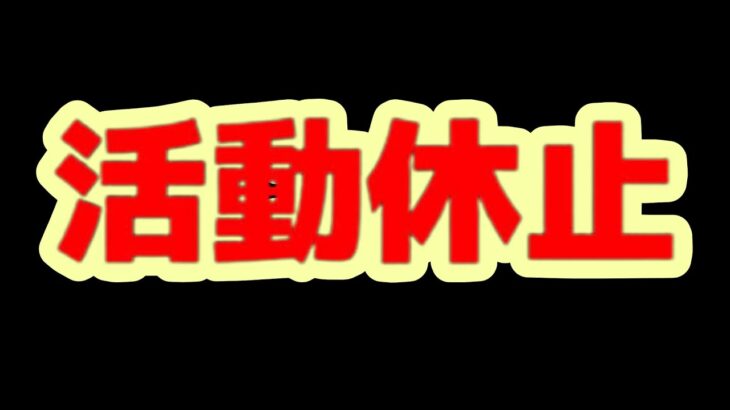 活動休止の理由と僕の障害について