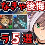 取らなきゃ後悔するキャラ5選！＆大罪龍と鍵の勇者当たりキャラ解説！【パズドラ】