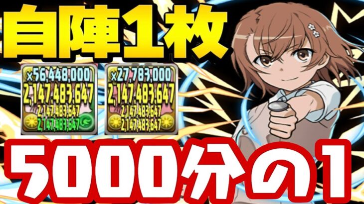 【最強火力】御坂美琴ループがヤバすぎる【パズドラ】