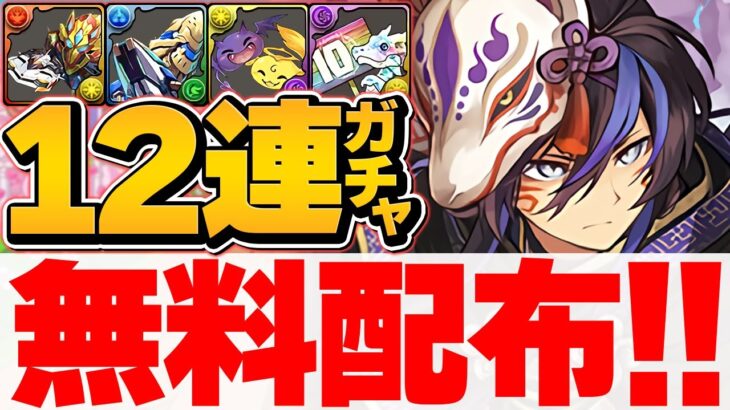 【神運営】ガチャ12連配布がキター！！クロトビや強フェス限ゲットのチャンス！【パズドラ】